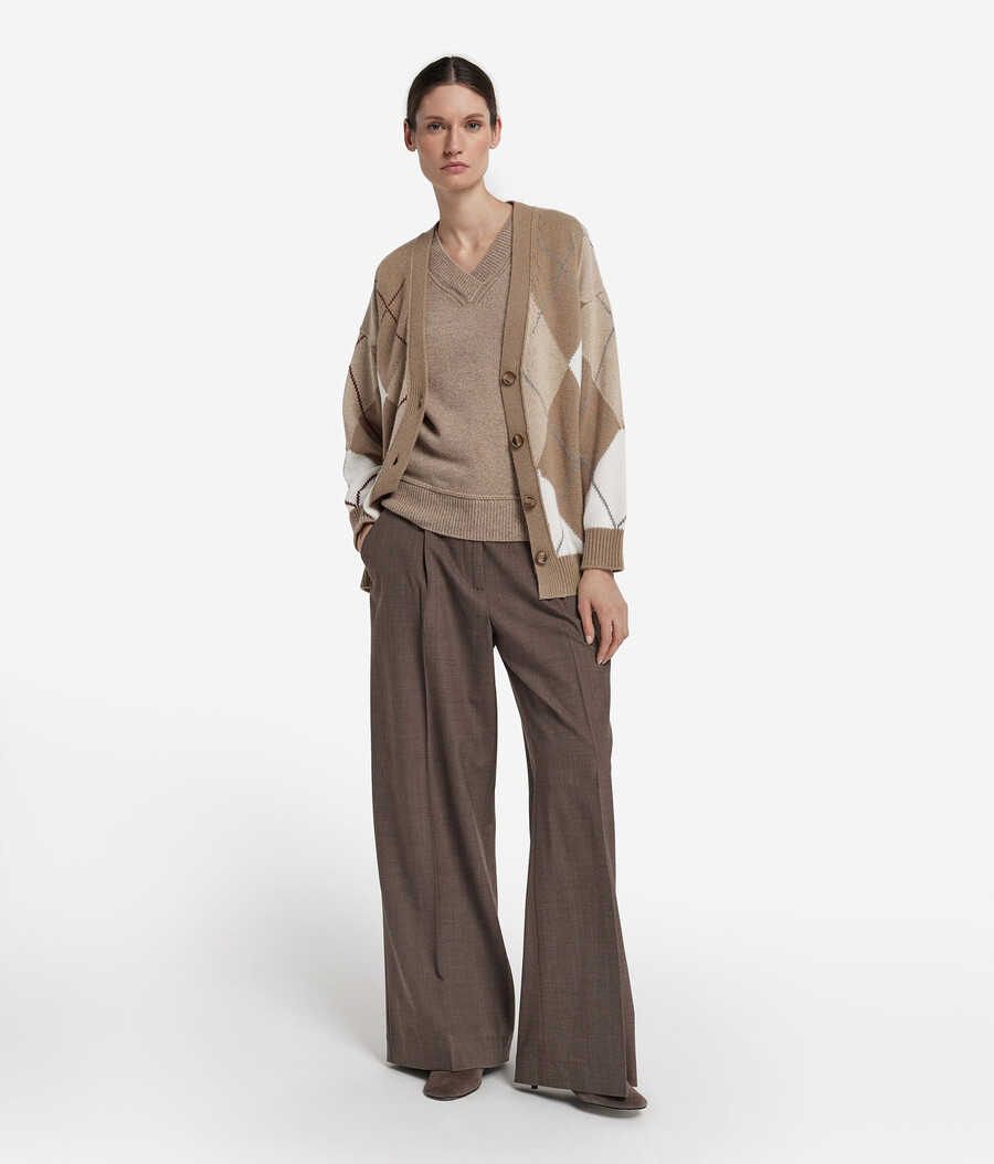 ultraweicher kaschmir-diamant-cardigan