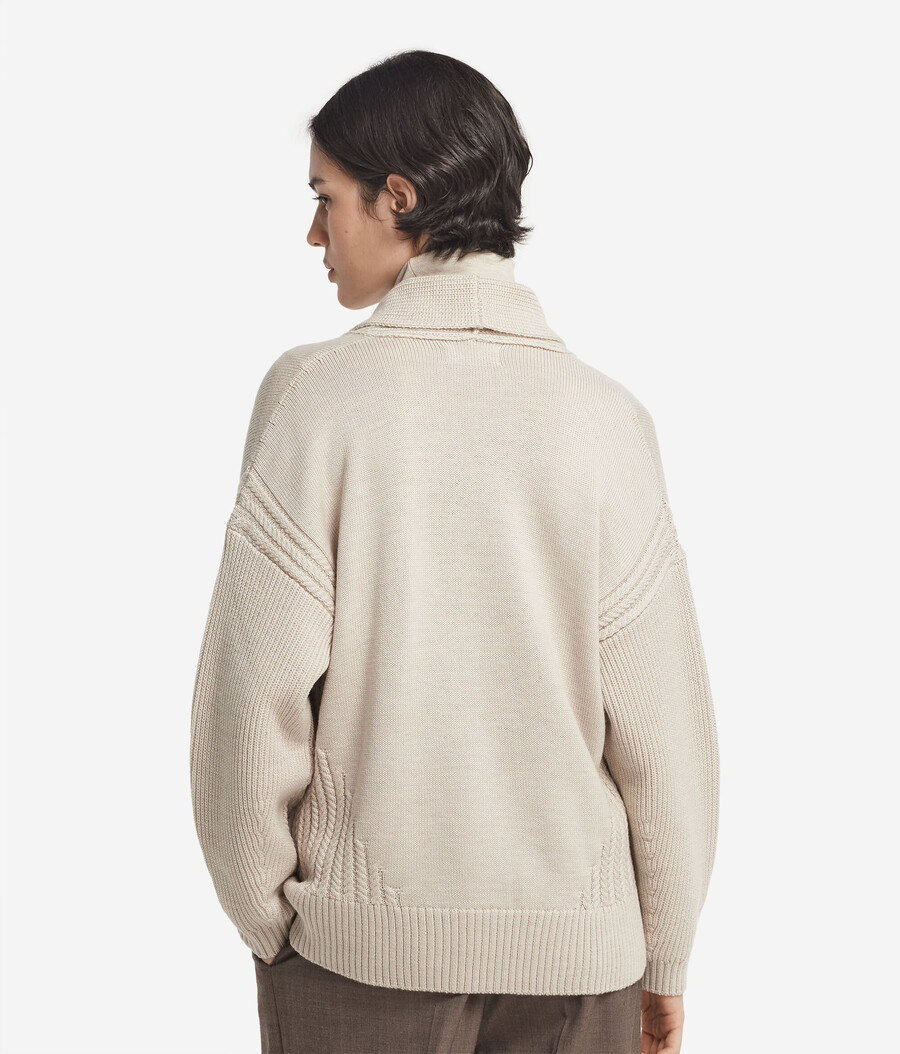 wollstrickjacke