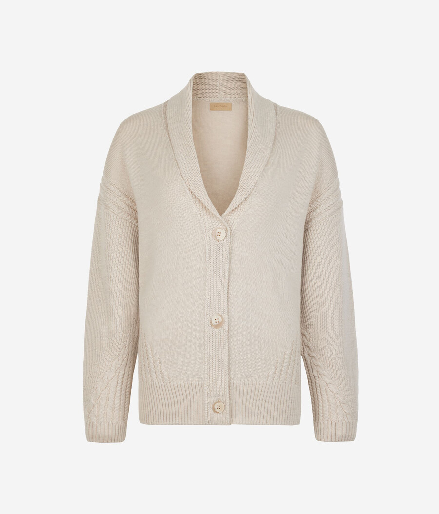 wollstrickjacke