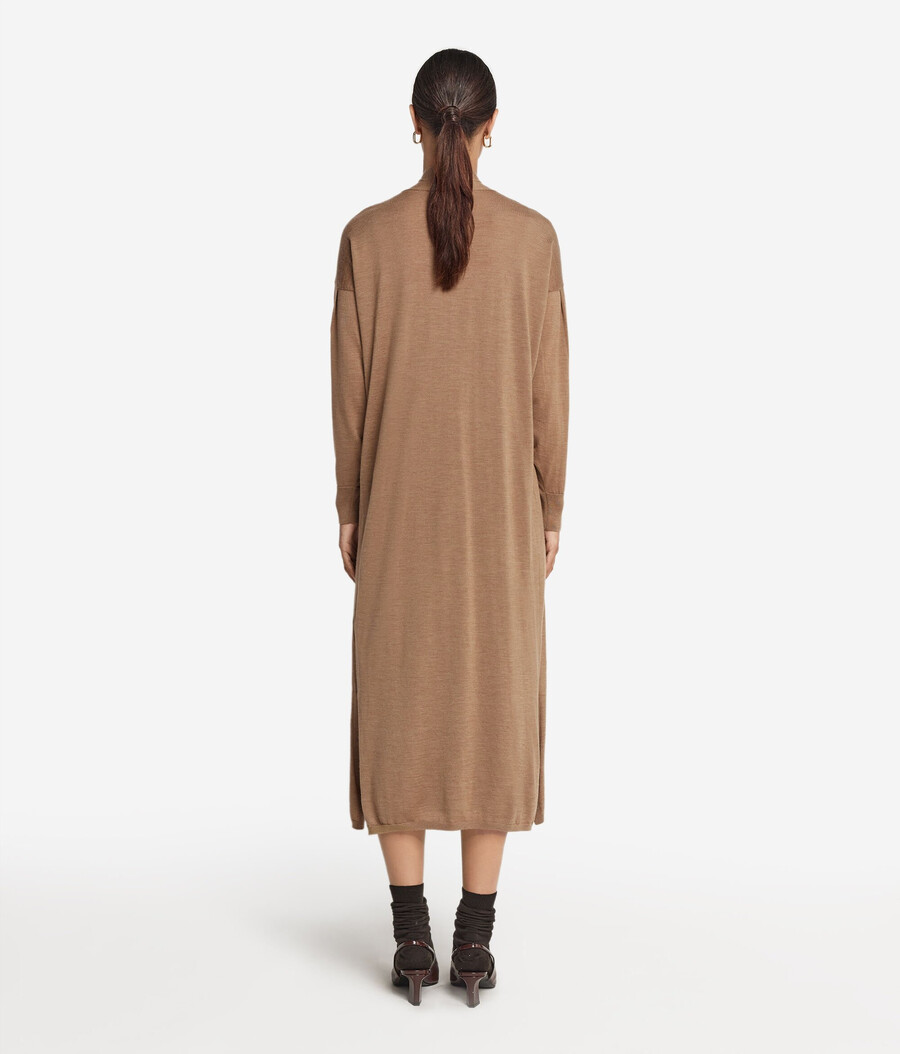 langer ultrafeiner kaschmir-cardigan