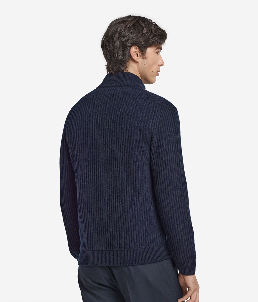 gerippter ultraweicher kaschmir-cardigan