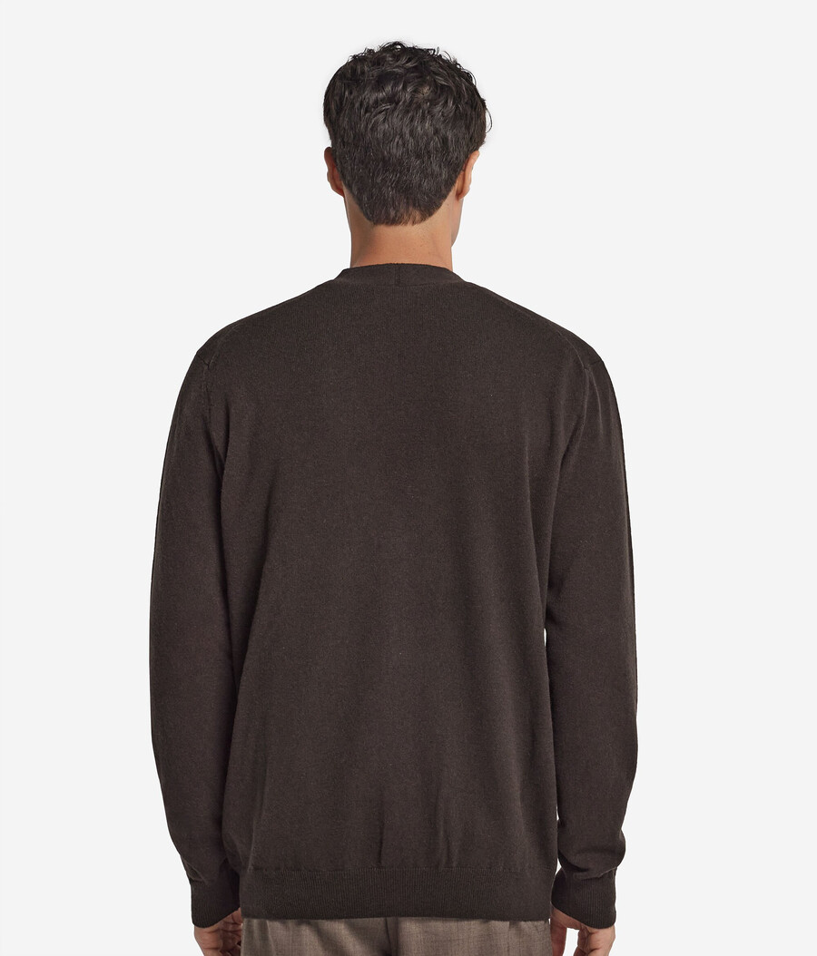 ultraweicher kaschmir-cardigan mit knöpfen