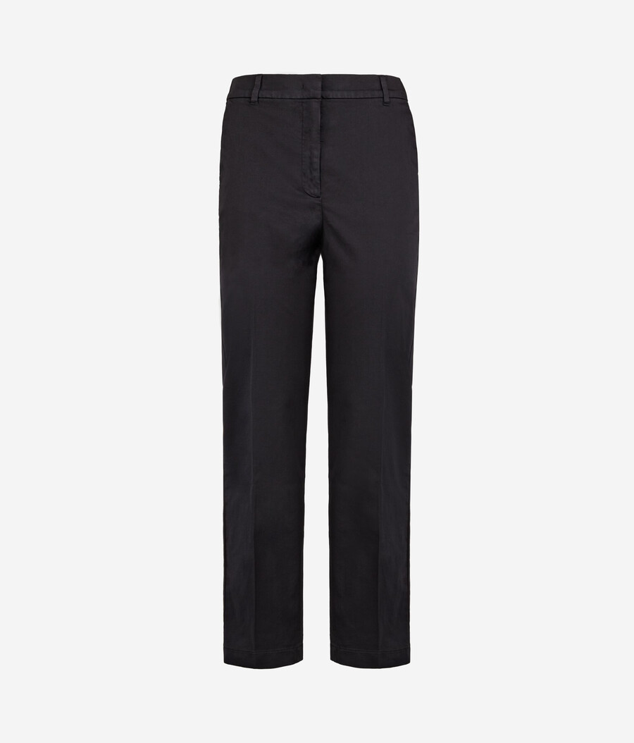 zigarettenhose mit reißverschluss