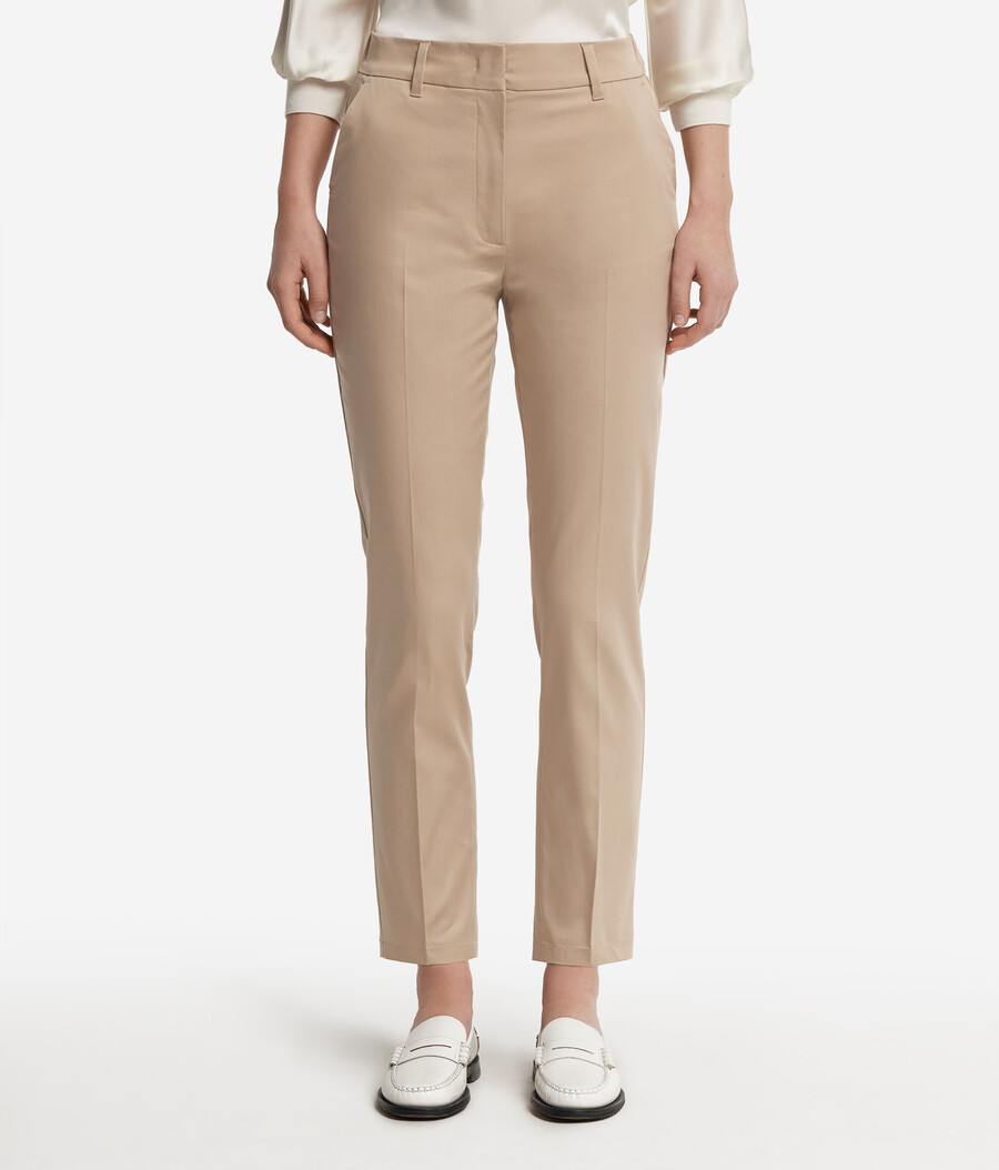 zigarettenhose mit reißverschluss