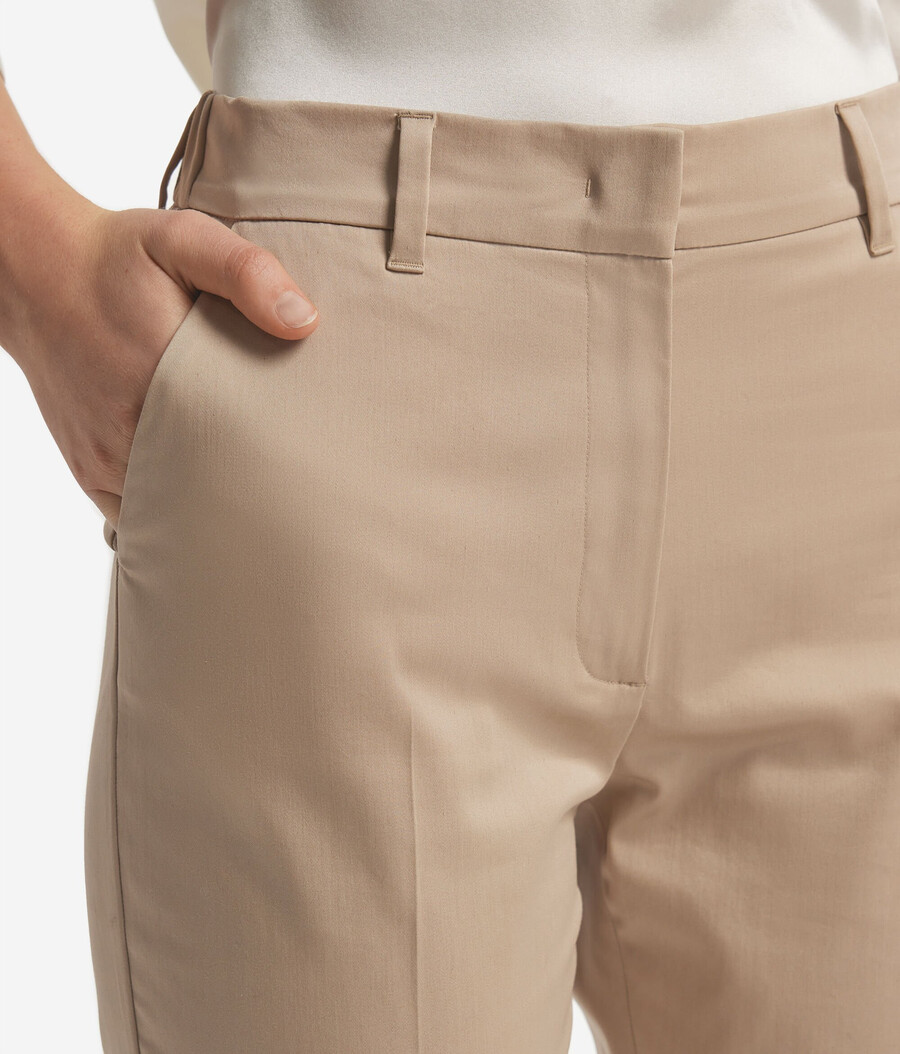 zigarettenhose mit reißverschluss