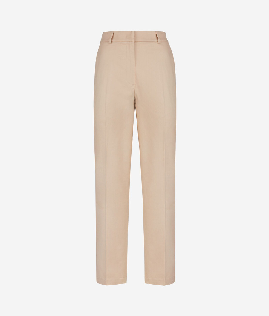 zigarettenhose aus baumwolle und kaschmir