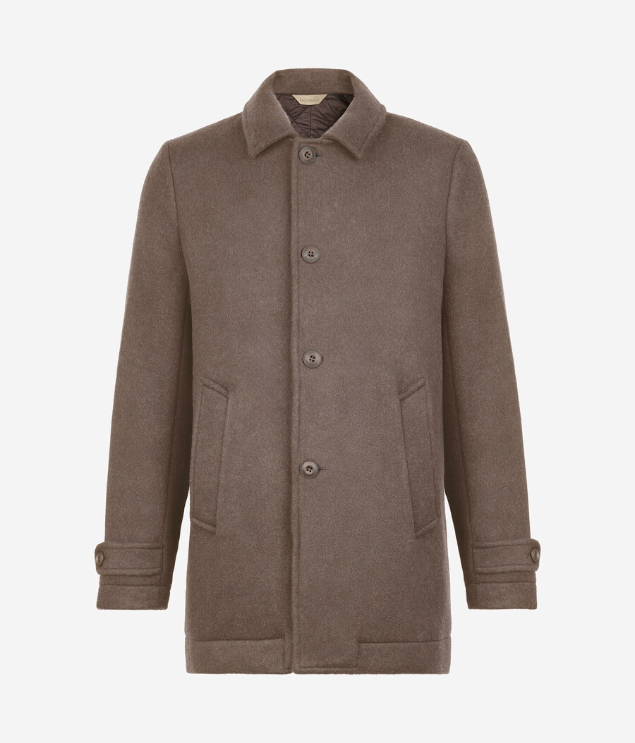 einreihiger kaschmir-peacoat