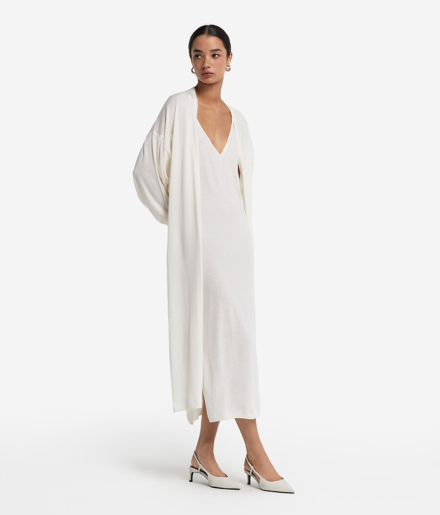 ultrafeiner kaschmir-petticoat-kleid