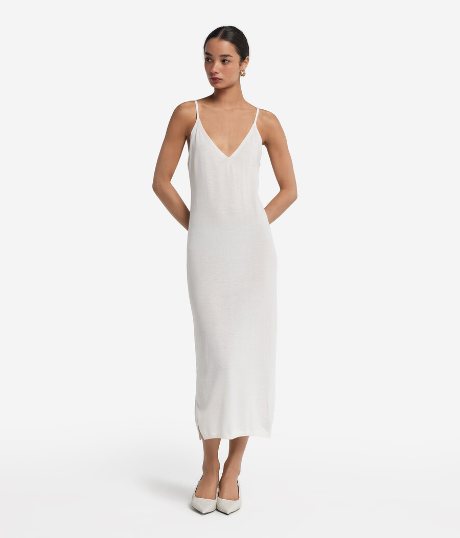 ultrafeiner kaschmir-petticoat-kleid