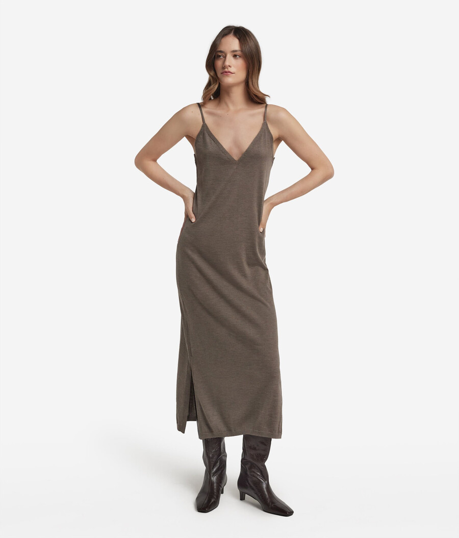 ultrafeiner kaschmir-petticoat-kleid
