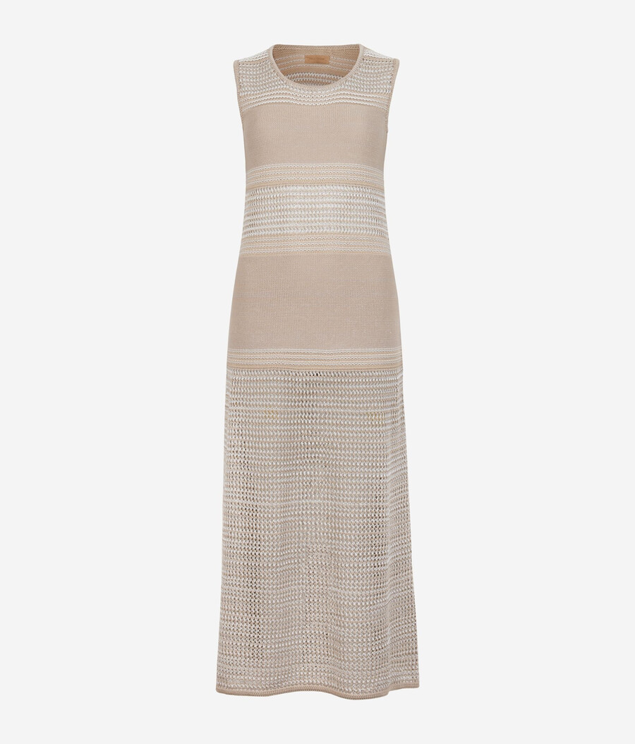 kleid aus baumwoll- und leinenkord