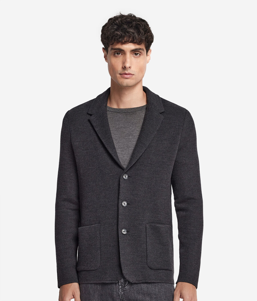 piqué-jacke