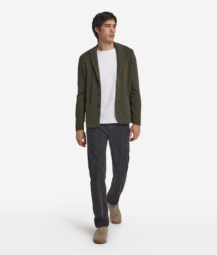 piqué-jacke