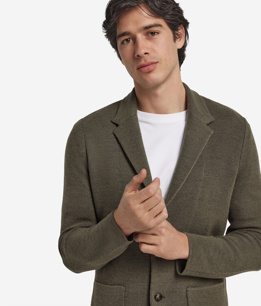 piqué-jacke