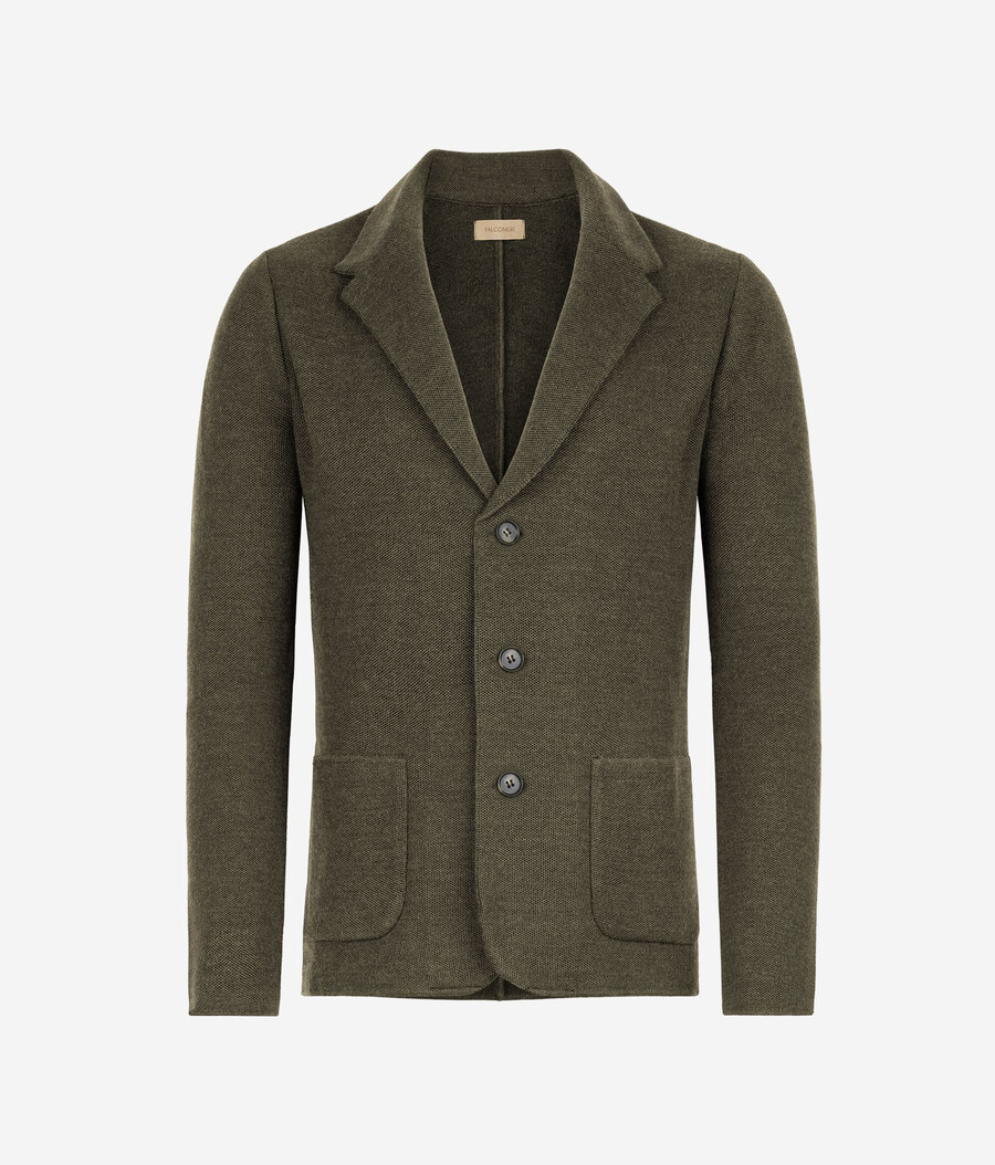 piqué-jacke