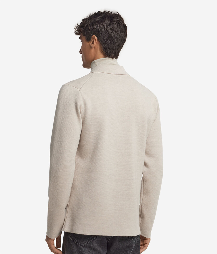 wolljacke mit milano-rippstrick