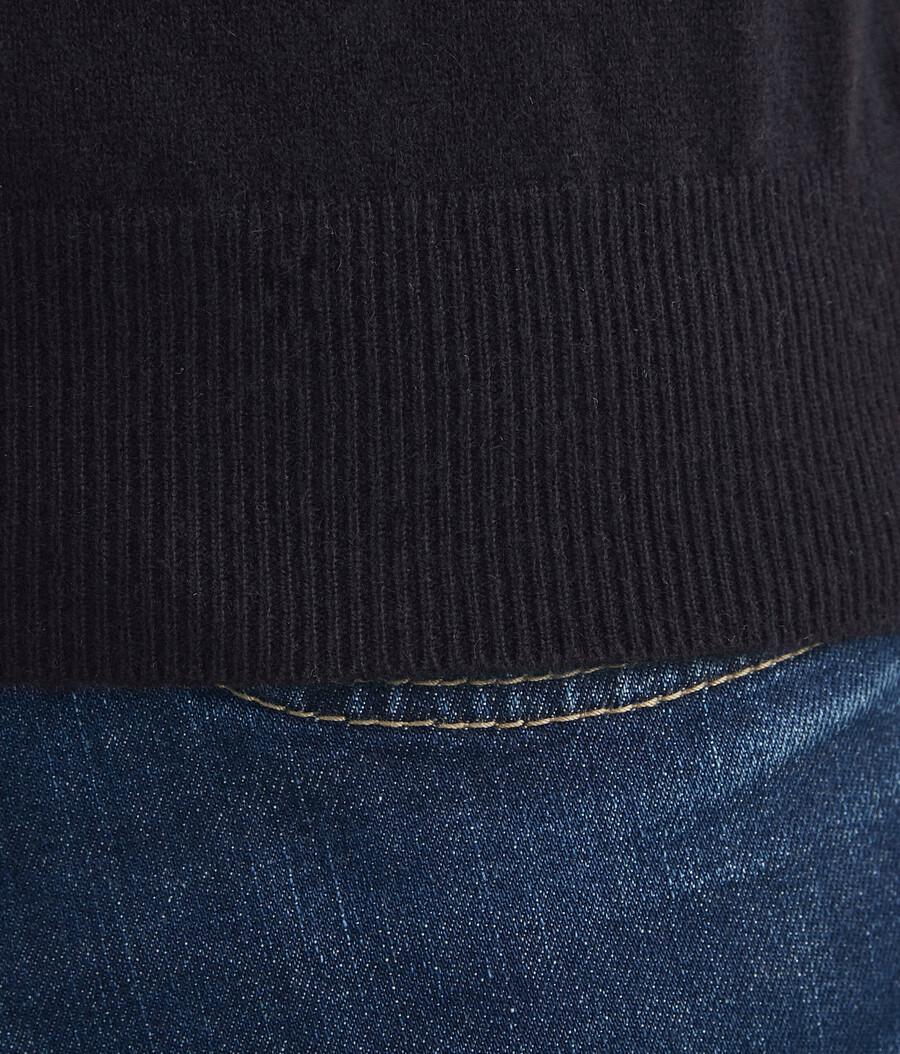 ultraweicher kaschmirpullover mit rundhalsausschnitt
