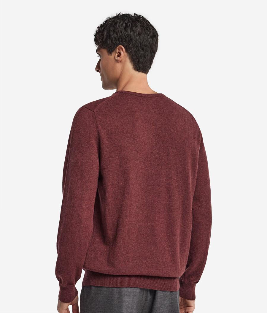 ultraweicher kaschmirpullover mit rundhalsausschnitt