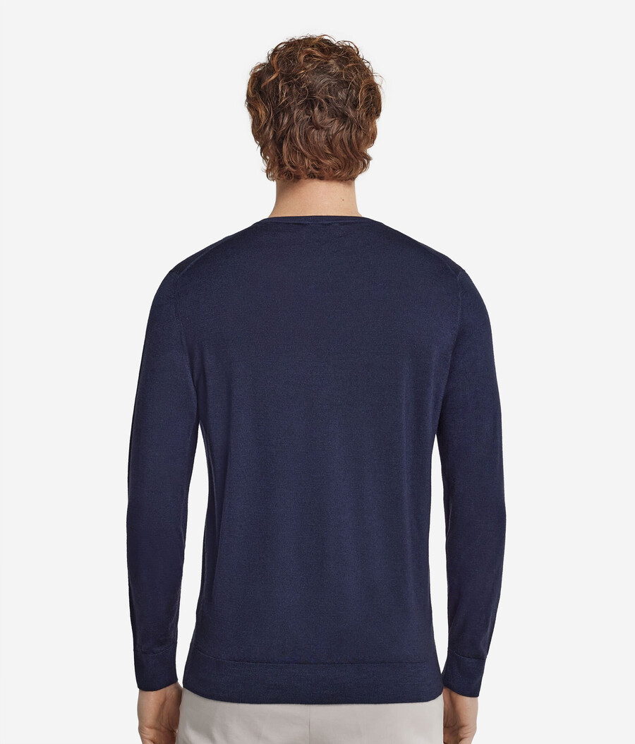 ultrafeiner kaschmirpullover mit v-ausschnitt
