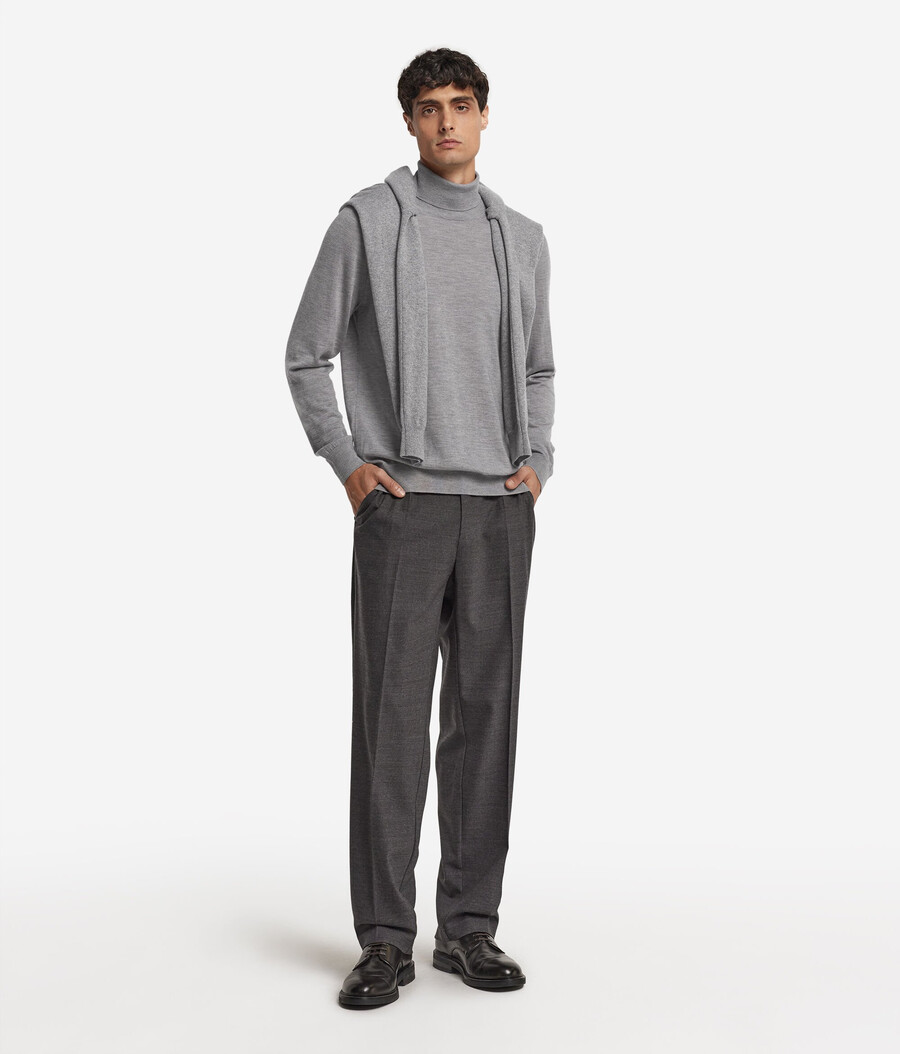 ultrafeiner kaschmir-rollkragenpullover