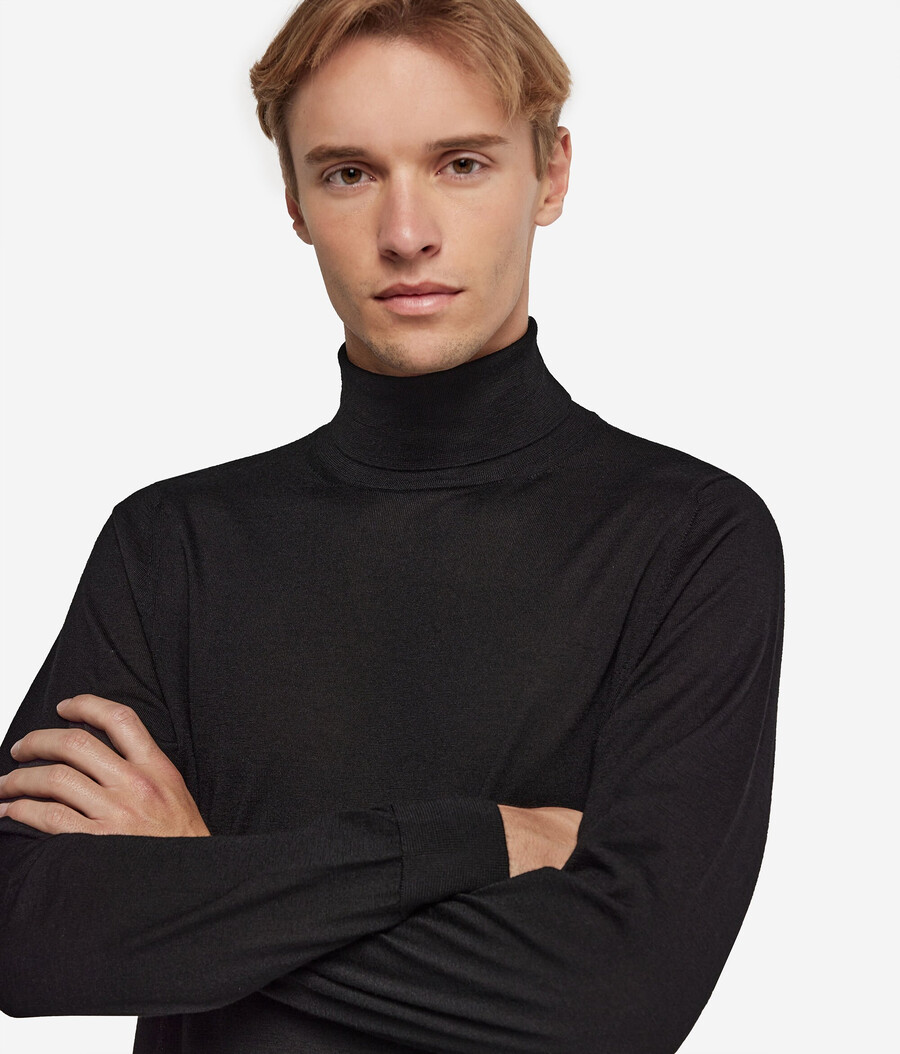 ultrafeiner kaschmir-rollkragenpullover
