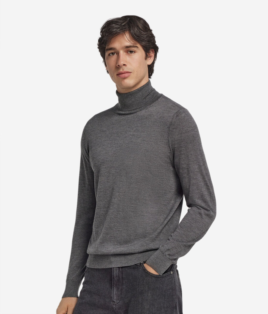 ultrafeiner kaschmir-rollkragenpullover