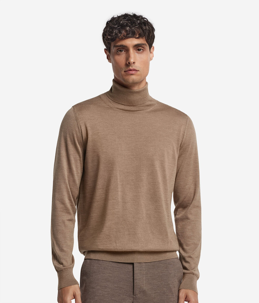 ultrafeiner kaschmir-rollkragenpullover