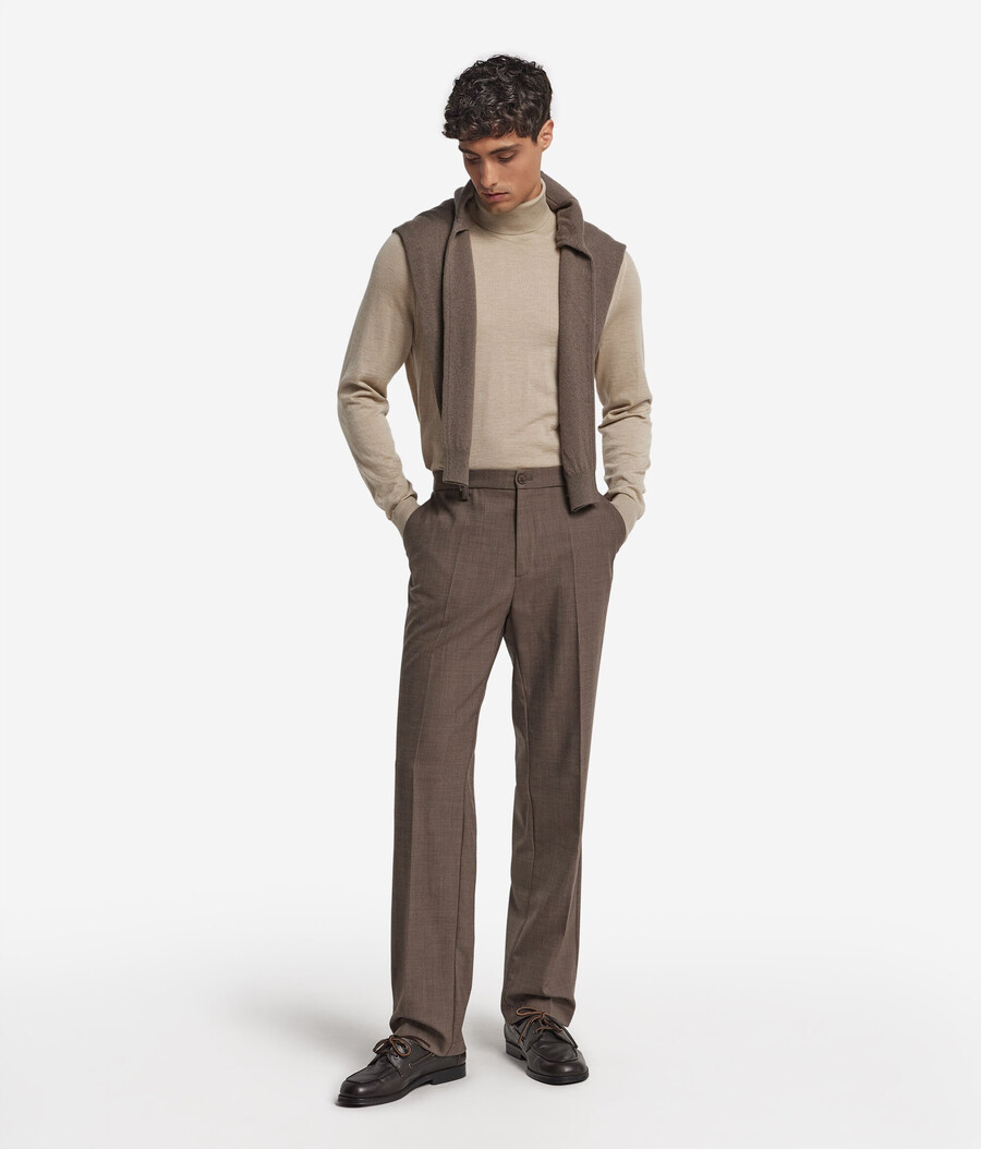 ultrafeiner kaschmir-rollkragenpullover