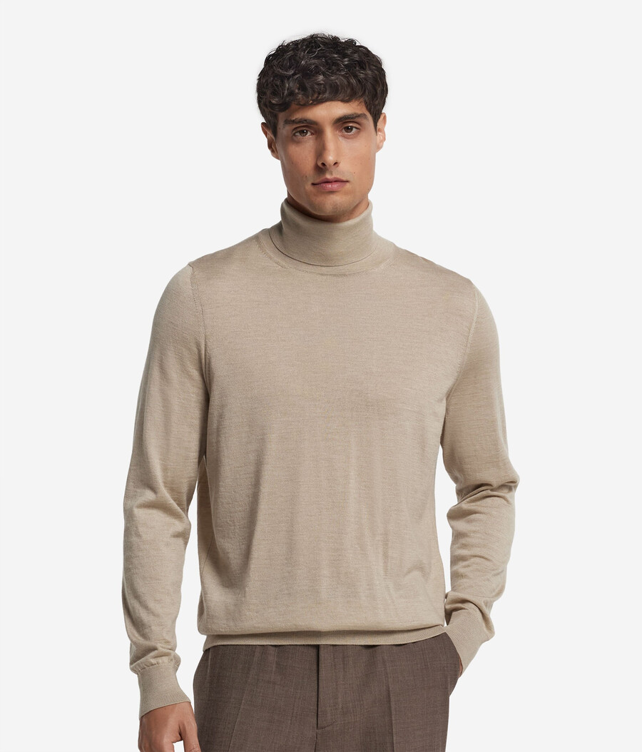 ultrafeiner kaschmir-rollkragenpullover