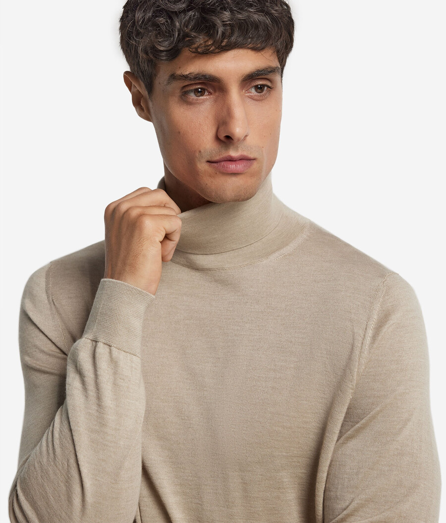 ultrafeiner kaschmir-rollkragenpullover