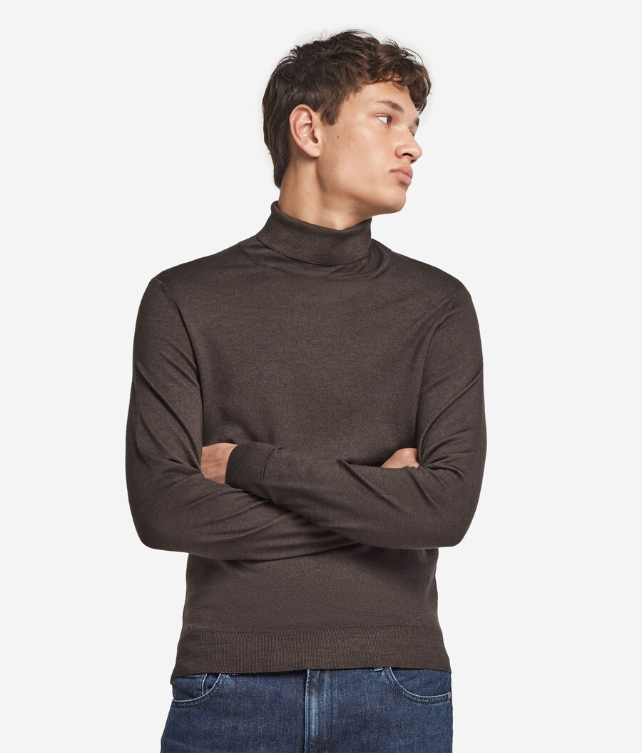ultrafeiner kaschmir-rollkragenpullover