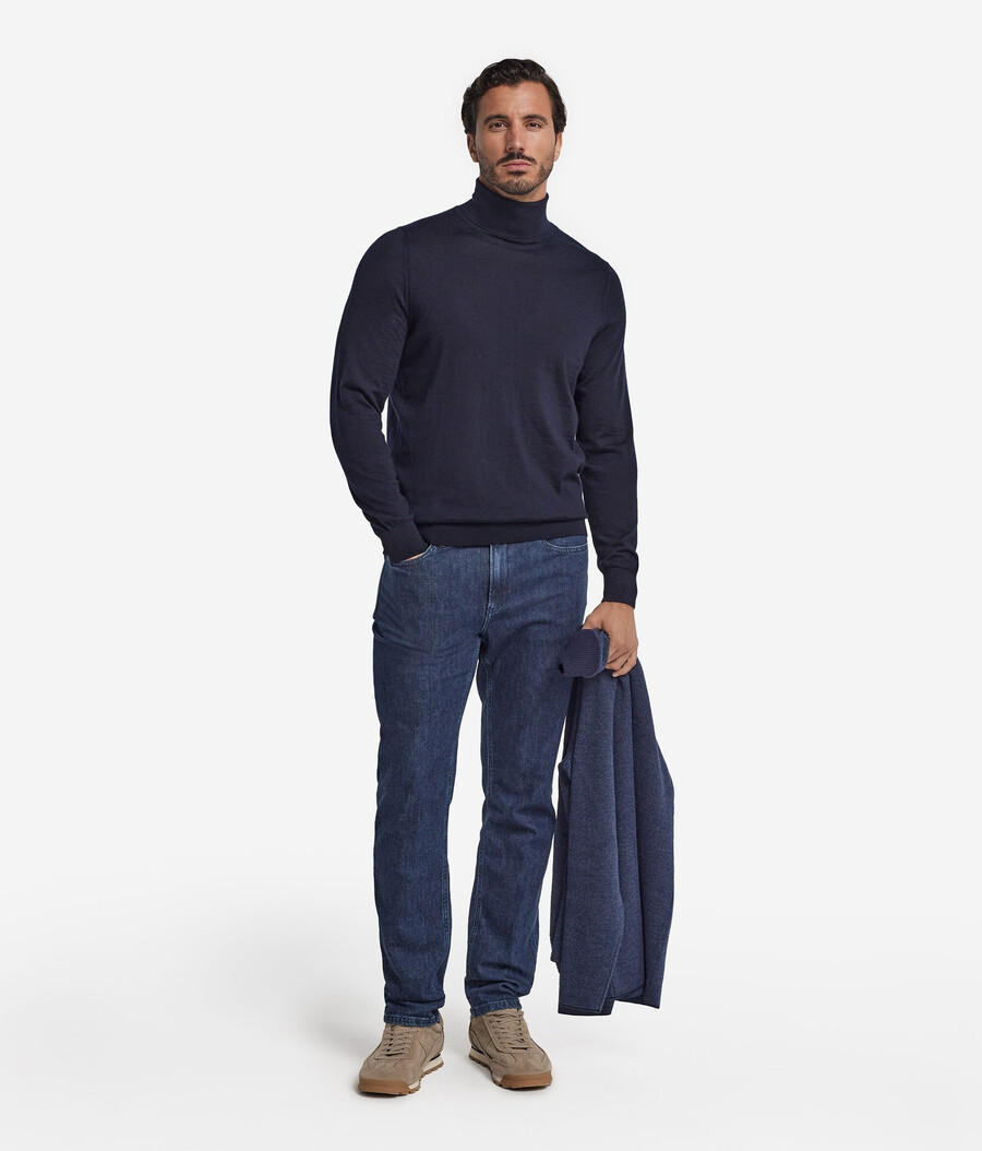 ultrafeiner kaschmir-rollkragenpullover