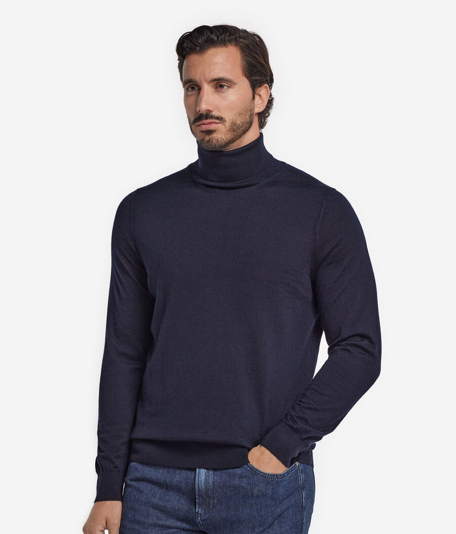 ultrafeiner kaschmir-rollkragenpullover