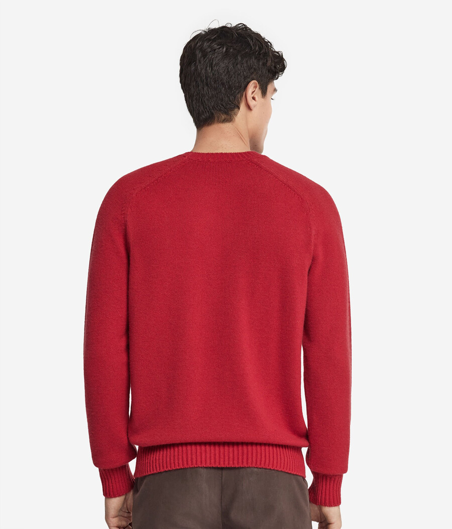 ultraweicher kaschmirpullover mit rundhalsausschnitt