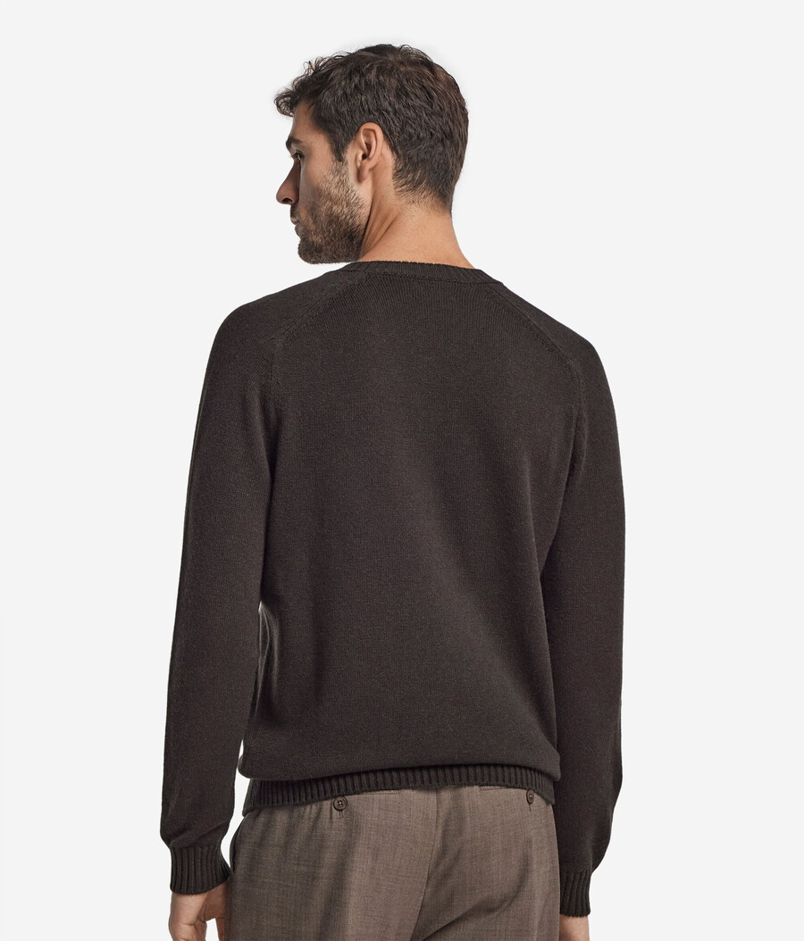 ultraweicher kaschmirpullover mit rundhalsausschnitt