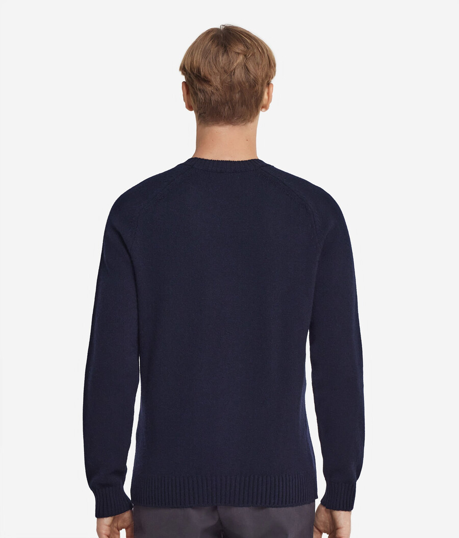 ultraweicher kaschmirpullover mit rundhalsausschnitt