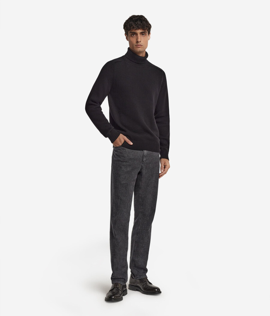 ultraweicher kaschmir-rollkragenpullover