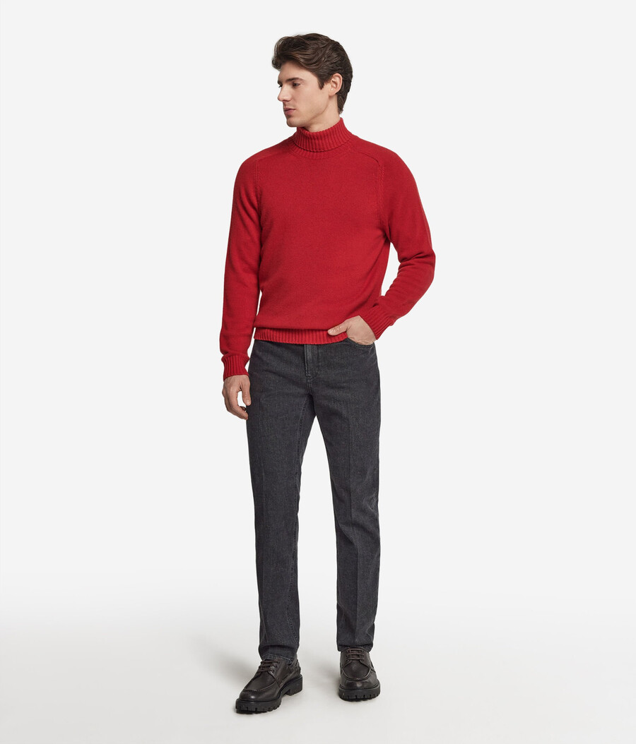 ultraweicher kaschmir-rollkragenpullover