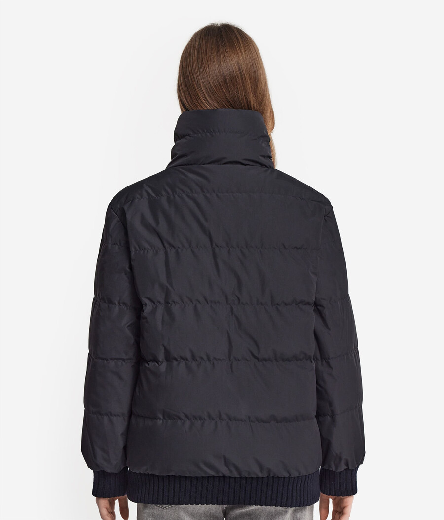 wende-daunenjacke aus kaschmir-trikot
