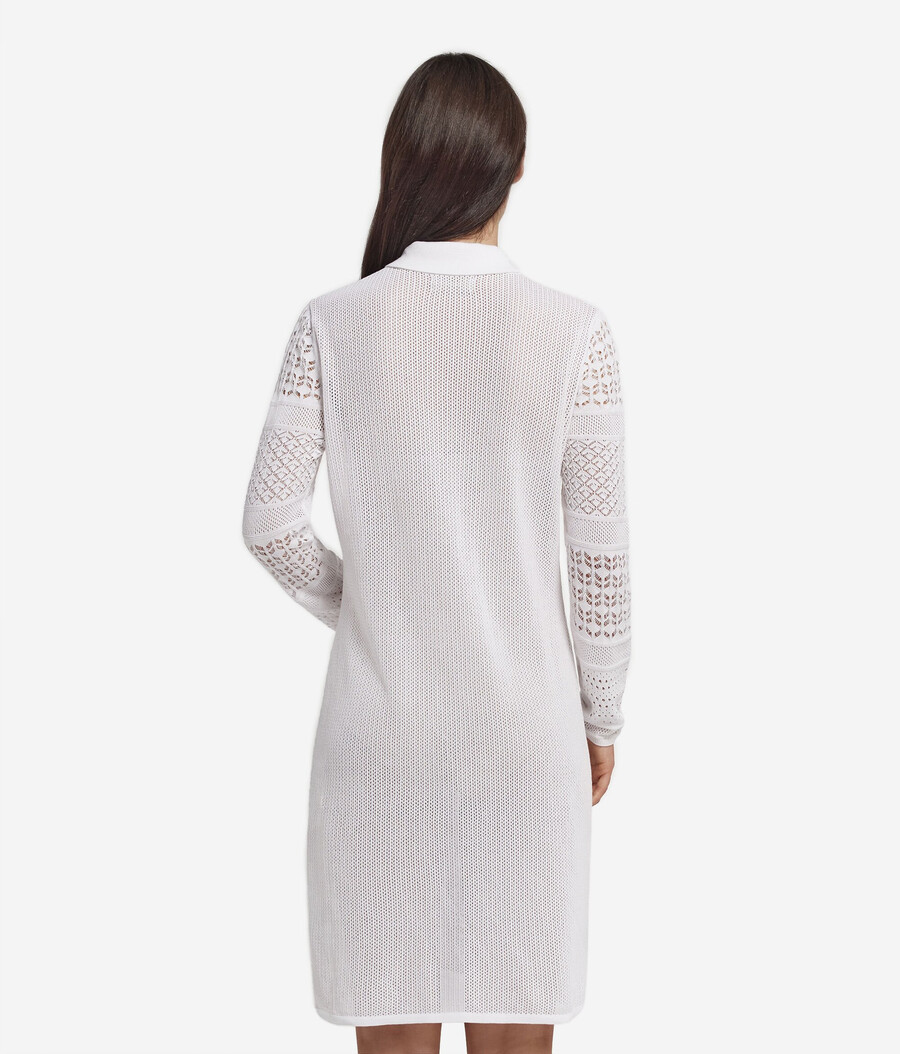 häkelhemdkleid aus baumwolle