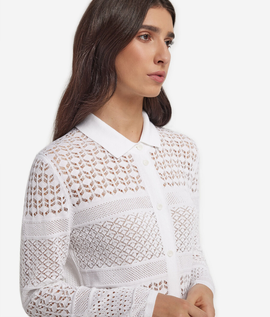 häkelhemdkleid aus baumwolle