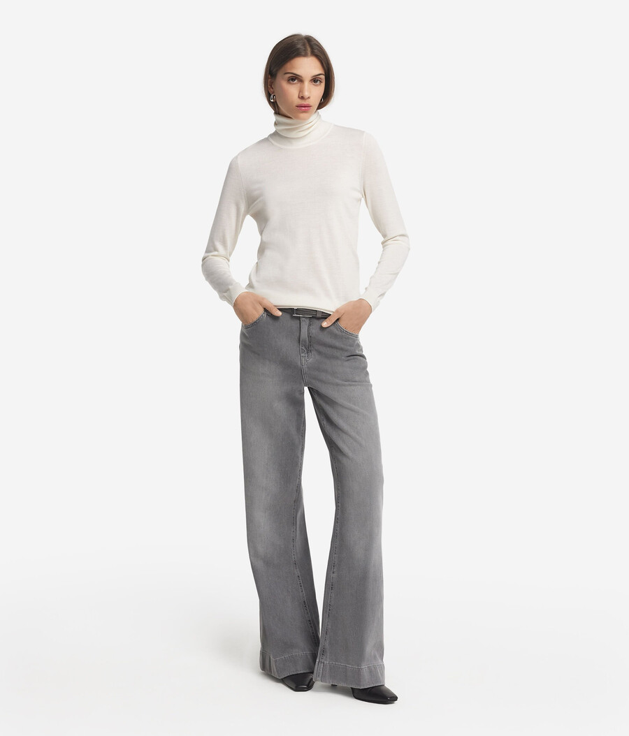 ultrafeiner kaschmir-rollkragenpullover