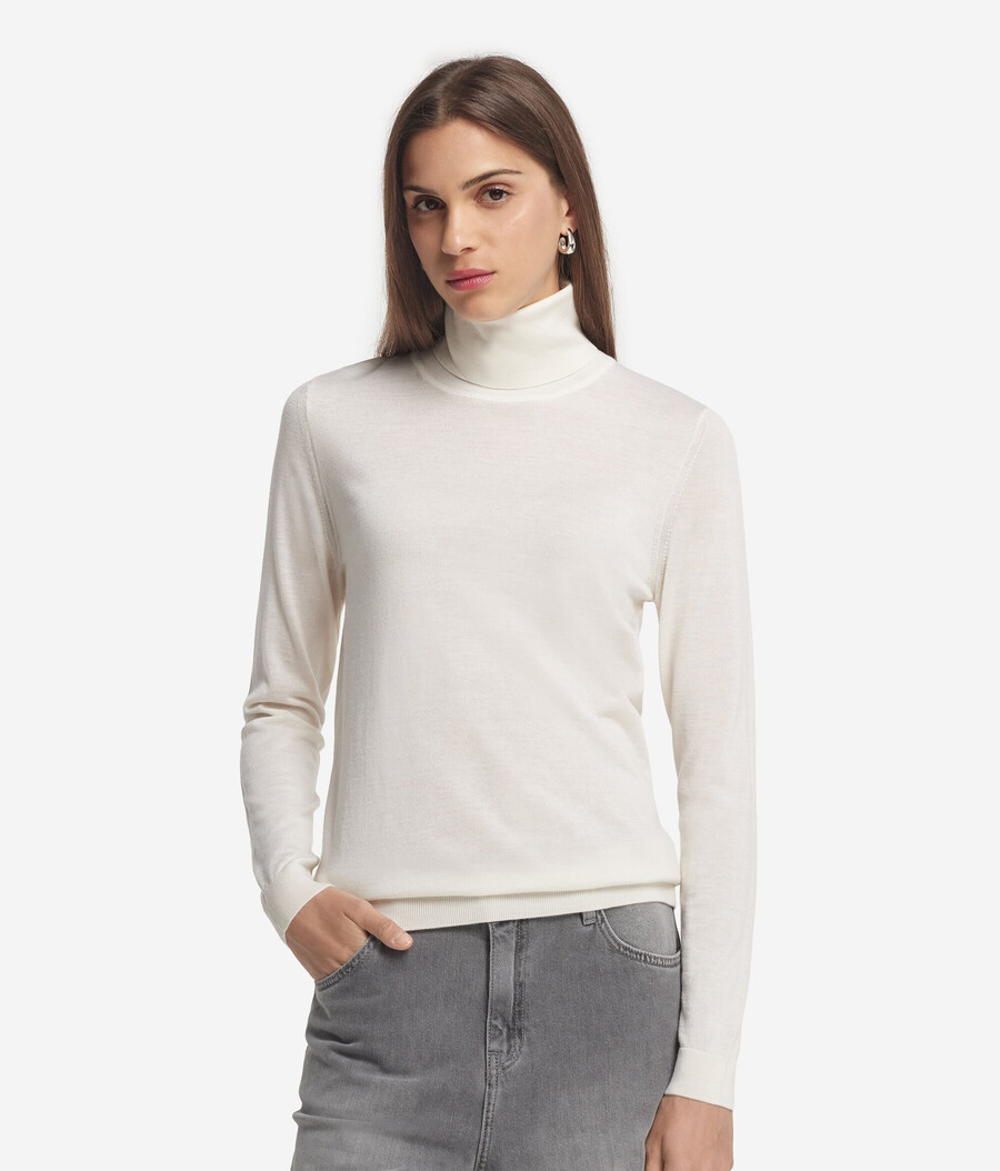 ultrafeiner kaschmir-rollkragenpullover