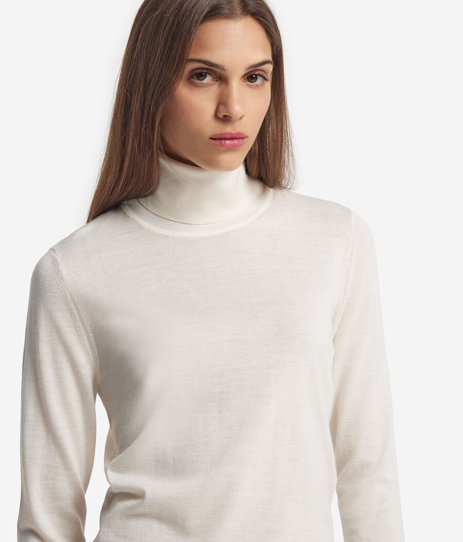 ultrafeiner kaschmir-rollkragenpullover