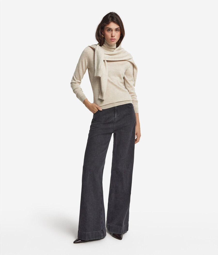 ultrafeiner kaschmir-rollkragenpullover