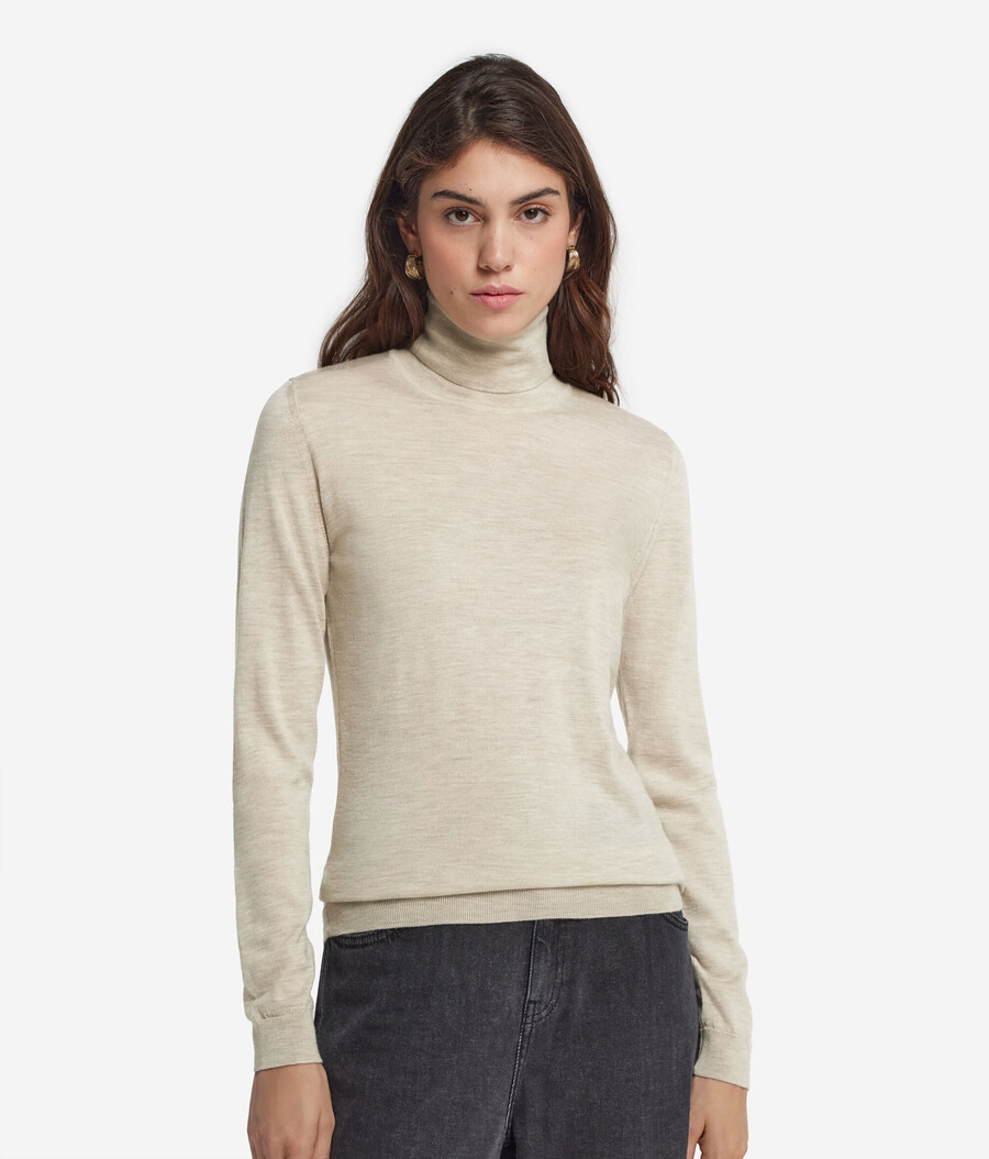 ultrafeiner kaschmir-rollkragenpullover