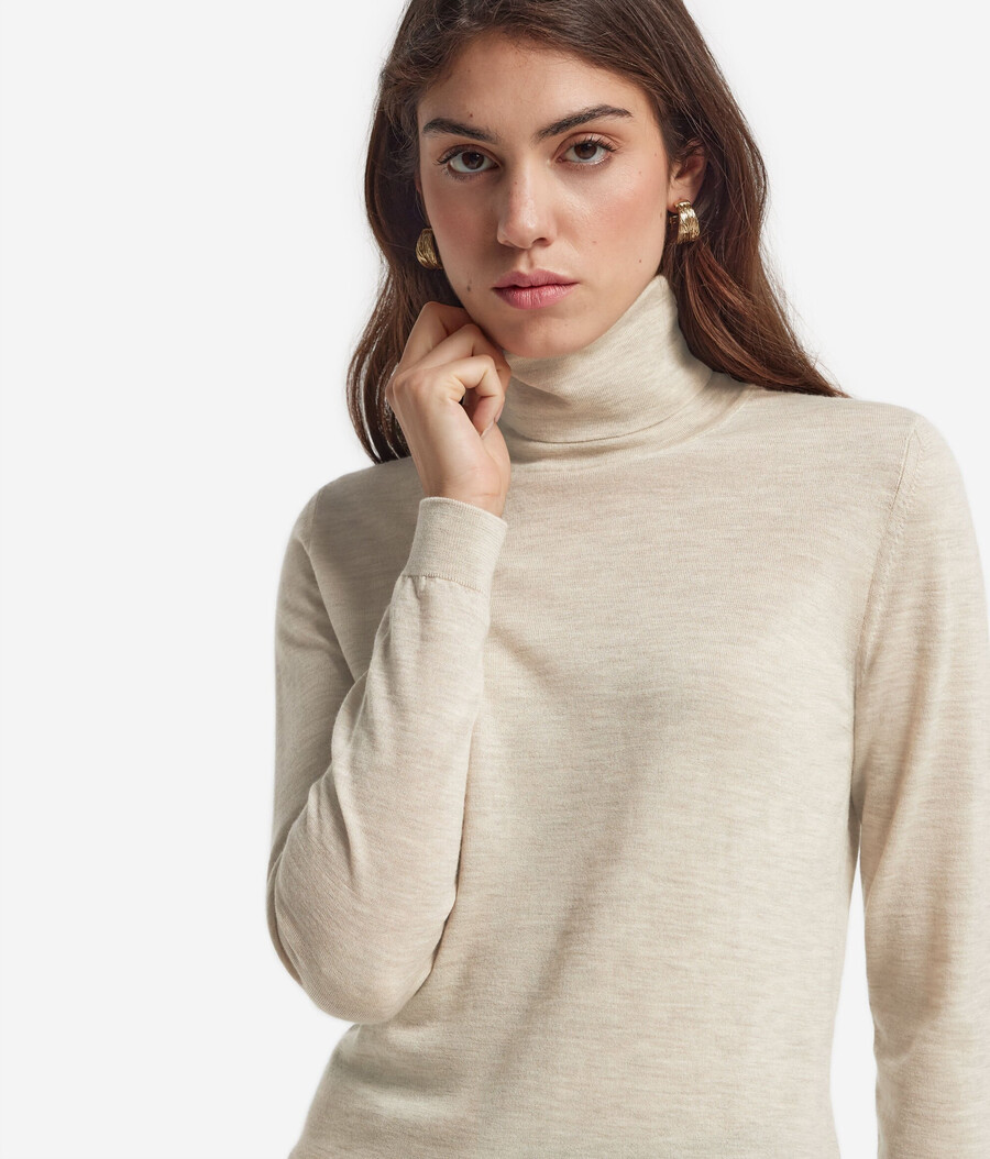ultrafeiner kaschmir-rollkragenpullover