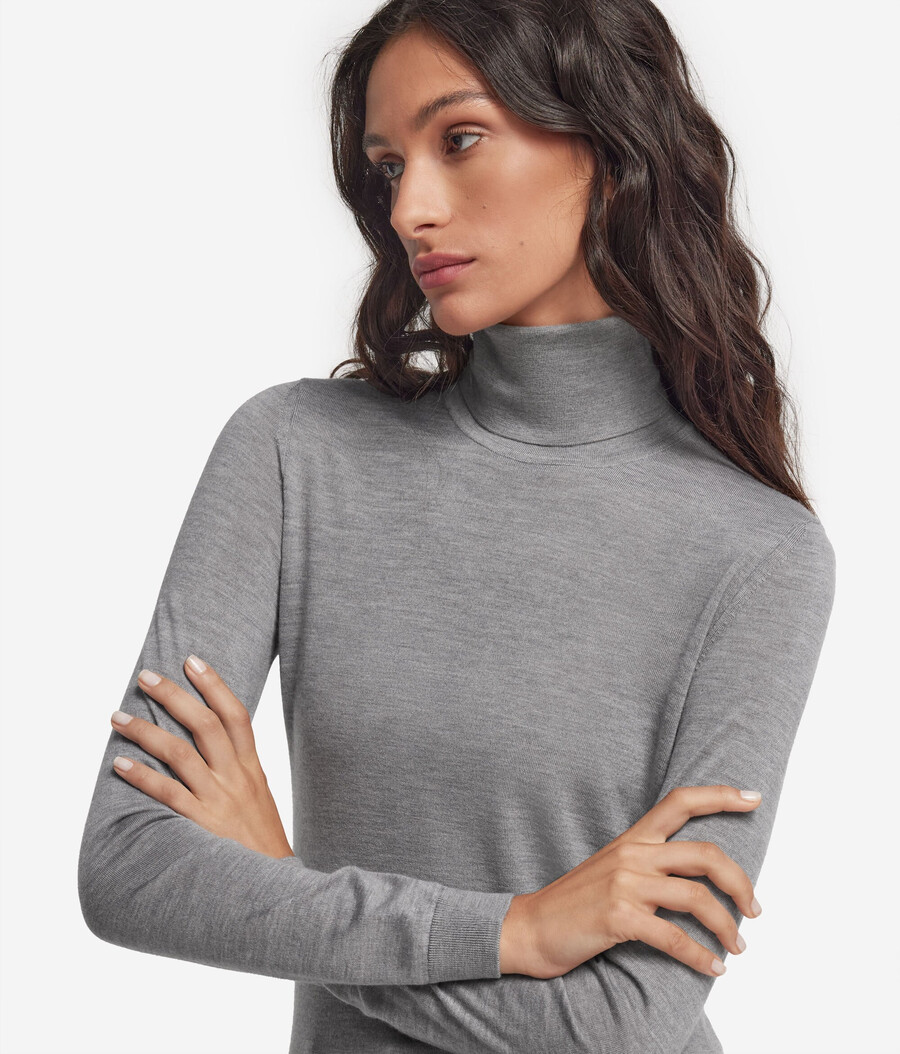 ultrafeiner kaschmir-rollkragenpullover
