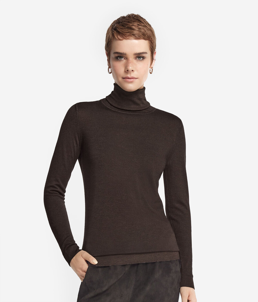 ultrafeiner kaschmir-rollkragenpullover