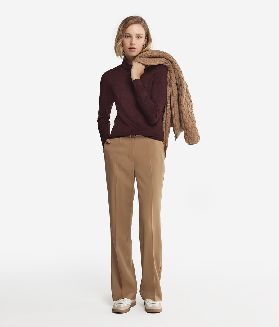 ultrafeiner kaschmir-rollkragenpullover